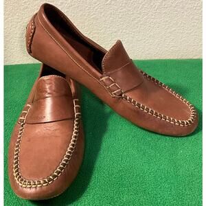 Cole Haan Leather Driving Loafers Shoes Dress or Casual Size 10.5D Light Brown